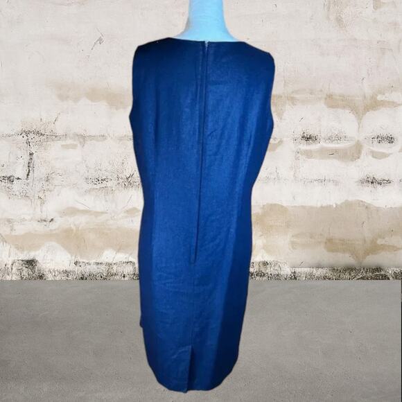 Sarah B Studio Women's Navy Blue Dress - Size 14 - Picture 3 of 4